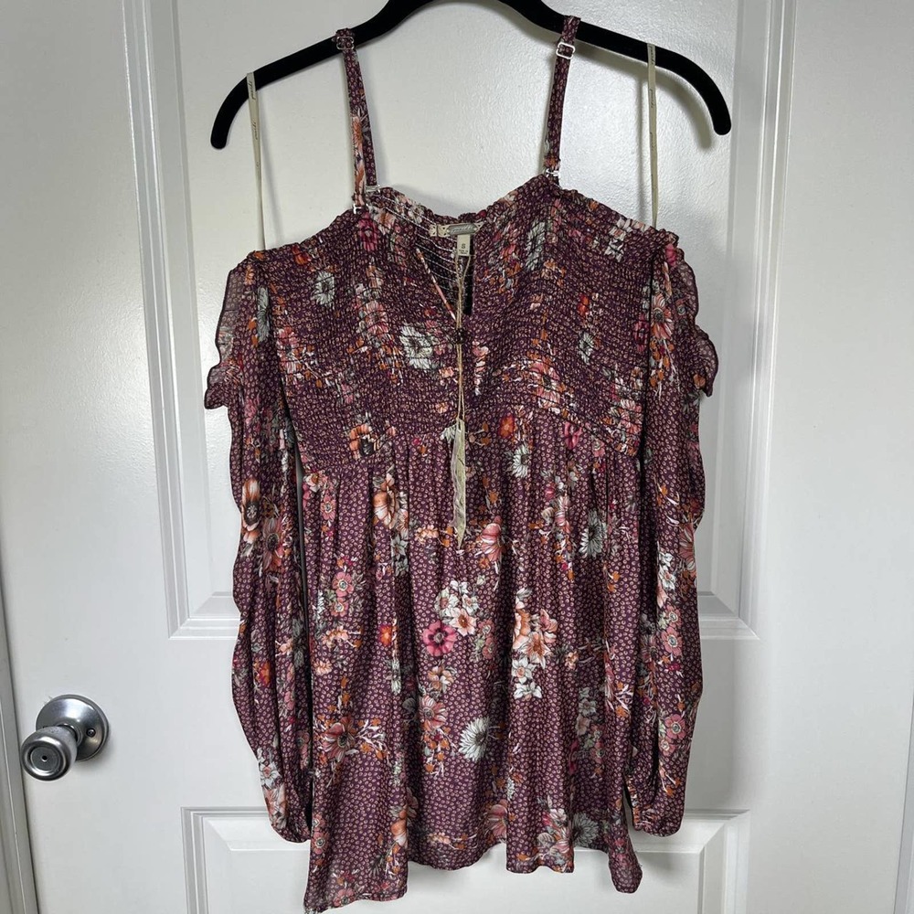 Buckle gimmicks bnwt boho off the shoulder top